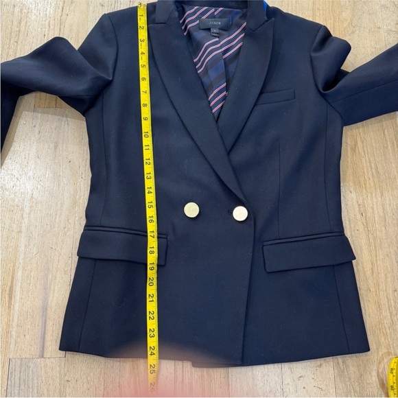 J. Crew 100% wool blazer in navy NWOT - Picture 12 of 14